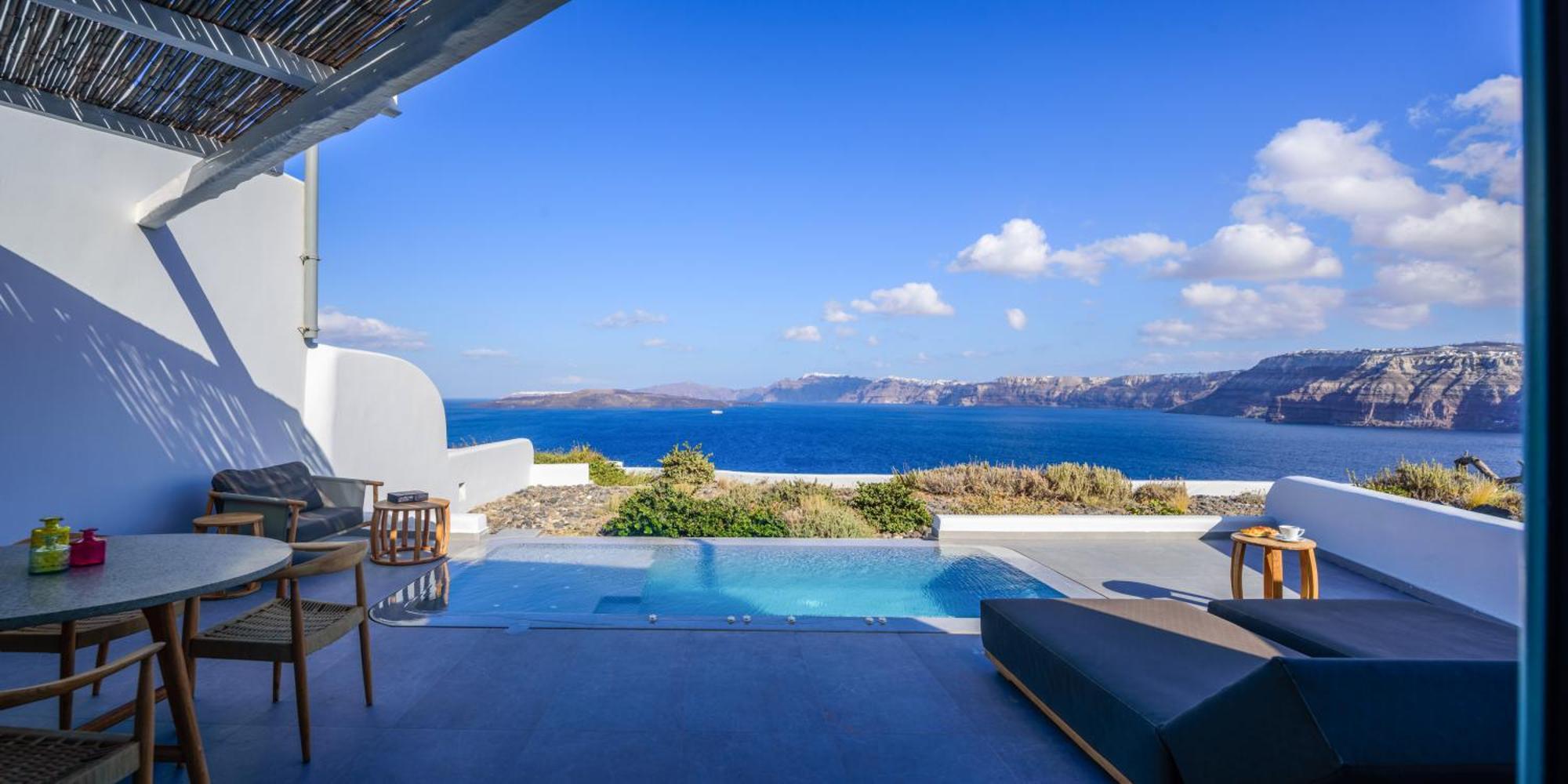 Neptune Luxury Suites Akrotírion Eksteriør billede